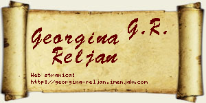 Georgina Reljan vizit kartica